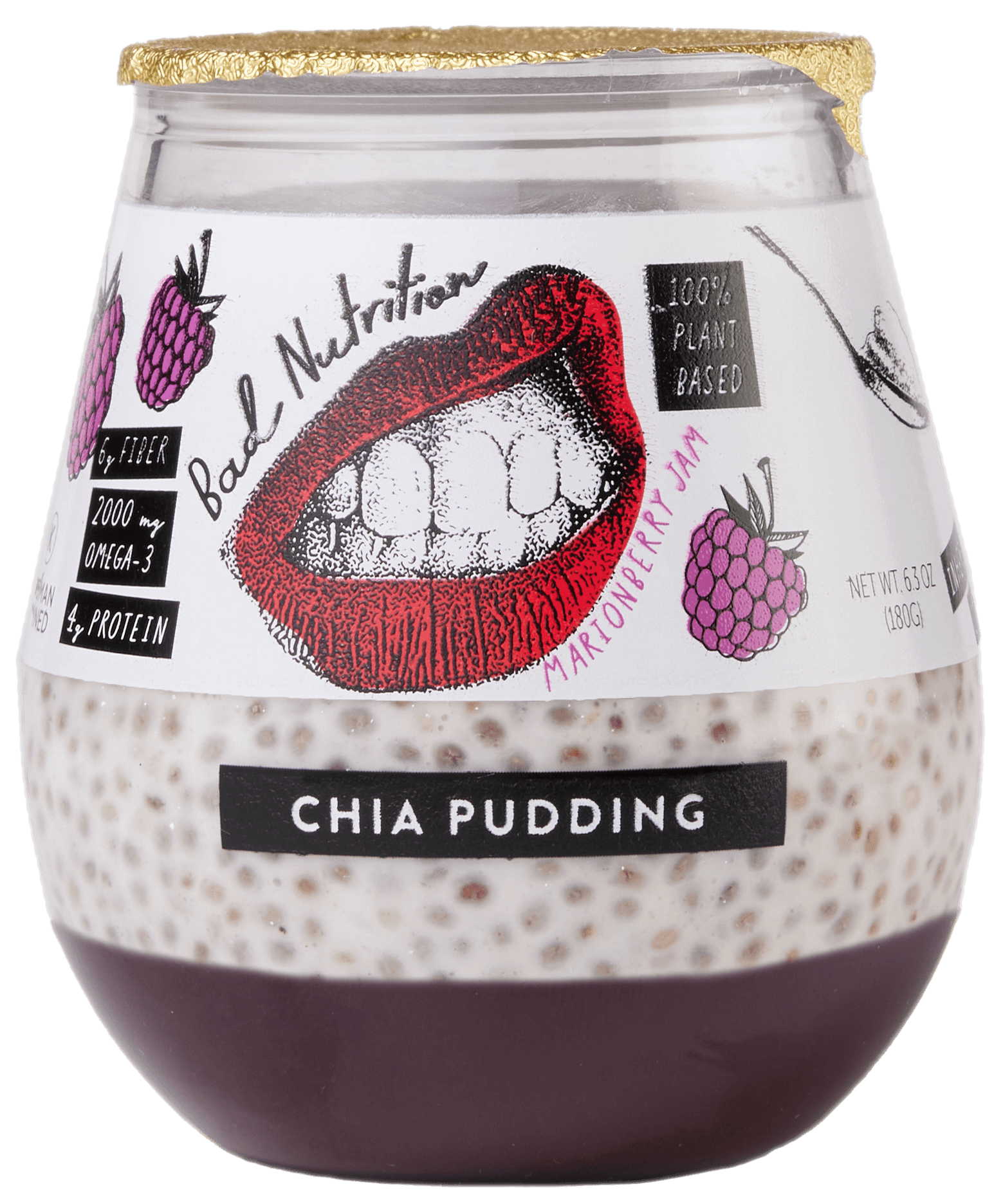 Marionberry Jam Chia Pudding (12 pack)